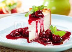 Fototapeta vliesov 200 x 144, 38999184 - Dessert - Cheesecake