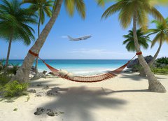 Samolepka flie 200 x 144  Hamac aux carabes , holidays 06, 200 x 144 cm