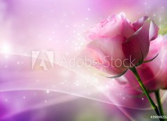 Fototapeta papír 160 x 116, 39098232 - Roses Art Design. Invitation Card - Růže umělecký design. Pozvánka