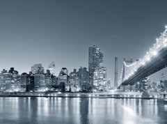 Fototapeta330 x 244  New York City night panorama, 330 x 244 cm