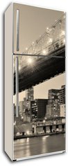 Samolepka na lednici flie 80 x 200  New York City night panorama, 80 x 200 cm