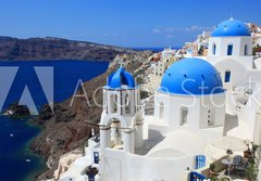 Fototapeta184 x 128  Santorin  Oia panorama, 184 x 128 cm