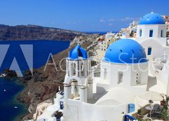 Samolepka flie 200 x 144, 39742197 - Santorin - Oia panorama