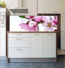 Fototapeta do kuchyn flie 180 x 60, 39835010 - pink blossoms