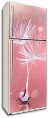 Samolepka na lednici flie 80 x 200, 399541072 - Dandelion parachutes macro shooting