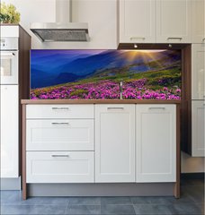 Fototapeta do kuchyn flie 180 x 60  mountain landscape, 180 x 60 cm