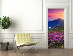 Samolepka na dvee flie 90 x 220  mountain landscape, 90 x 220 cm