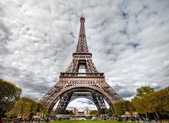 Samolepka flie 100 x 73, 40039264 - HDR photo of Eifel tower - HDR fotografie ve Eifel