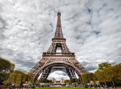 Samolepka flie 270 x 200  HDR photo of Eifel tower, 270 x 200 cm