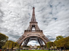 Fototapeta vliesov 270 x 200, 40039264 - HDR photo of Eifel tower - HDR fotografie ve Eifel