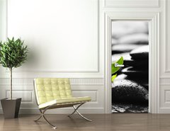 Samolepka na dvee flie 90 x 220  orchid, 90 x 220 cm