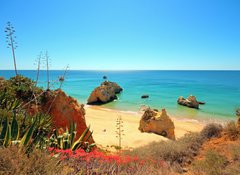 Samolepka flie 100 x 73, 40052902 - Natural rocks at Praia da Rocha in Portugal - Prodn skly v Praia da Rocha v Portugalsku