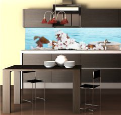Fototapeta do kuchyně fólie 260 x 60, 40232048 - Natural spa setting - Přírodní lázeské prostředí