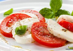 Samolepka flie 145 x 100, 40245948 - Caprese salad - Caprese salt