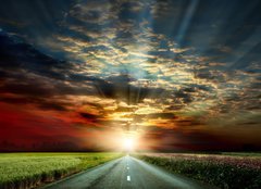 Fototapeta pltno 160 x 116, 40264565 - road - silnice