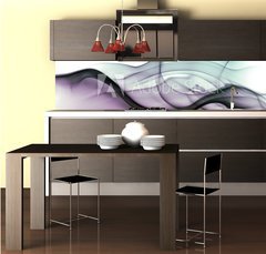 Fototapeta do kuchyn flie 260 x 60  Abstract Smoke, 260 x 60 cm