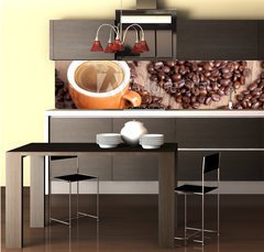 Fototapeta do kuchyn flie 260 x 60, 40374199 - Coffee love