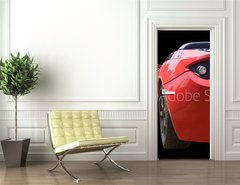 Samolepka na dvee flie 90 x 220, 40595419 - Luxury modern car