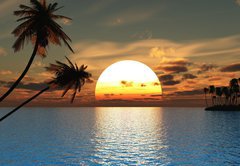 Fototapeta pltno 174 x 120, 4073623 - Palms