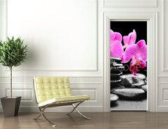 Samolepka na dvee flie 90 x 220, 40752844 - orchid