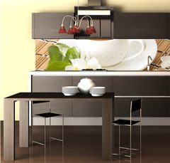 Fototapeta do kuchyně fólie 260 x 60, 40756101 - Green jasmine tea - Zelený jasmínový čaj