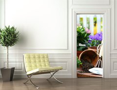 Samolepka na dvee flie 90 x 220  Garten, 90 x 220 cm