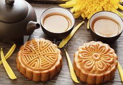 Fototapeta pltno 174 x 120, 40777788 - Mooncake and Tea
