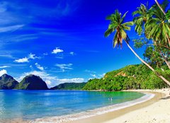 Fototapeta pltno 240 x 174, 40824413 - panoramic beautiful beach scenery - El-nido,palawan - panoramatick krsn ple scenrie