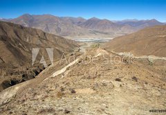 Fototapeta vliesov 145 x 100, 40878990 - Yarlung Tsang Po valley