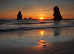 Fototapeta vliesov 100 x 73, 40900437 - cannon beach - dlovou pl