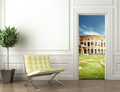 Samolepka na dvee flie 90 x 220  Colosseum in Rome, Italy, 90 x 220 cm