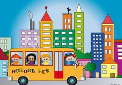 Fototapeta papr 184 x 128, 40977549 - School bus