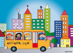 Fototapeta pltno 330 x 244, 40977549 - School bus