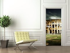 Samolepka na dvee flie 90 x 220, 41037460 - Colosseum in Rome, Italy