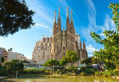 Fototapeta vliesov 145 x 100, 41069127 - La Sagrada Familia, Barcelona, spain.