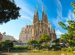 Fototapeta330 x 244  La Sagrada Familia, Barcelona, spain., 330 x 244 cm