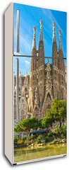 Samolepka na lednici flie 80 x 200  La Sagrada Familia, Barcelona, spain., 80 x 200 cm