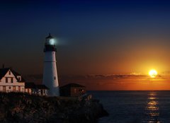 Fototapeta papr 160 x 116, 4121136 - Lighthouse at dawn