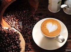Samolepka flie 100 x 73, 41229153 - Latte art
