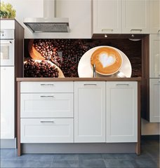 Fototapeta do kuchyn flie 180 x 60, 41229153 - Latte art