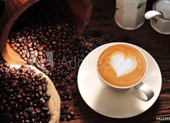 Samolepka flie 200 x 144, 41229153 - Latte art