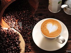 Samolepka flie 270 x 200, 41229153 - Latte art