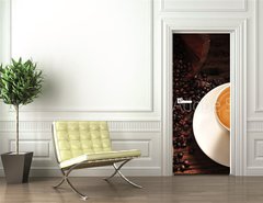 Samolepka na dvee flie 90 x 220, 41229153 - Latte art