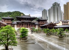 Fototapeta pltno 160 x 116, 41250044 - Chi Lin Nunnery in Kowloon, Hong kong. - Chi Lin Nunnery v Kowloon, Hongkong.