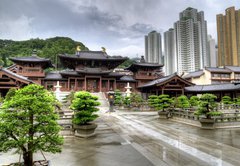 Fototapeta174 x 120  Chi Lin Nunnery in Kowloon, Hong kong., 174 x 120 cm