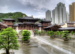 Samolepka flie 200 x 144, 41250044 - Chi Lin Nunnery in Kowloon, Hong kong. - Chi Lin Nunnery v Kowloon, Hongkong.