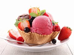 Fototapeta pltno 330 x 244, 41290047 - dessert, ice cream