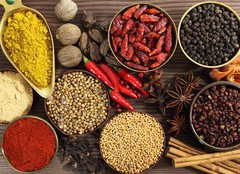 Fototapeta pltno 160 x 116, 41546678 - Spices and herbs - Koen a byliny