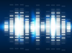 Fototapeta papr 360 x 266, 41593597 - Sound waves set. Music background