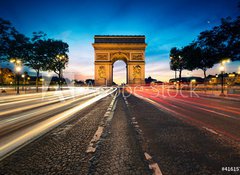 Samolepka flie 100 x 73  Arc de Triomphe Paris France, 100 x 73 cm